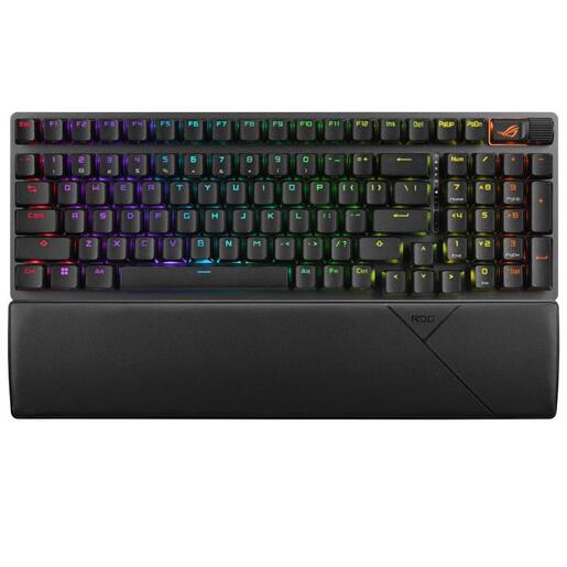 ASUS ROG Strix Scope II 96, mehanička tipkovnica, bežična, 96% veličina, crna, 90MP037A-BKUA01