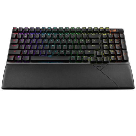 ASUS ROG Strix Scope II 96, mehanička tipkovnica, bežična, 96% veličina, crna, 90MP037A-BKUA01