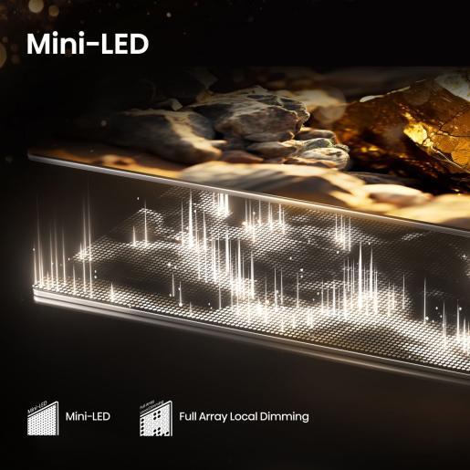 Hisense 55" ULED Mini-LED TV 55E8Q, 4K UHD, VIDAA Smart TV, Hi-View AI Engine, 144Hz Game Mode PRO