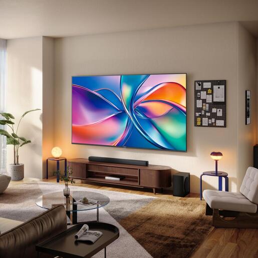 Hisense 98" QLED TV 98E7Q, 4K UHD, VIDAA Smart TV, 144Hz Game Mode PRO, Dolby Vision-Atmos, AI 4K Upscaler