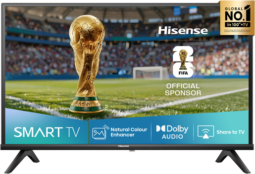 Hisense 40" LED TV 40A4Q, Full HD, VIDAA Smart TV, Natural Colour Enhancer