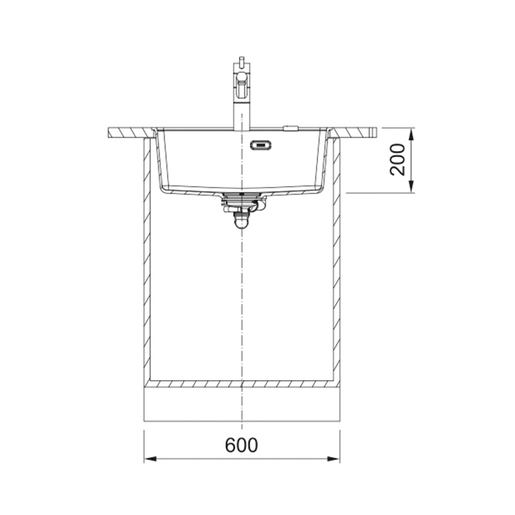 Franke sudoper Maris Black Collection MRG 210-52 TL A