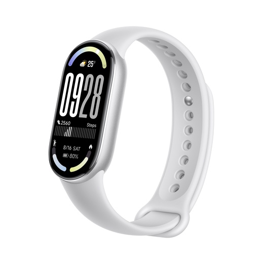 Xiaomi Smart Band 10 Glacier Silver, pametna narukvica