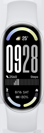 Xiaomi Smart Band 10 Glacier Silver, pametna narukvica