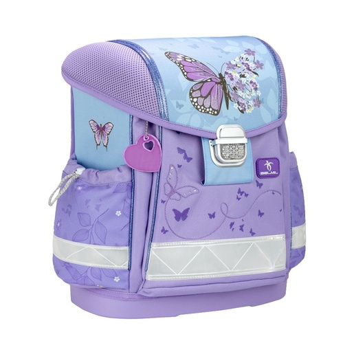 Torba školska, Belmil Classy, Purple blue butterfly