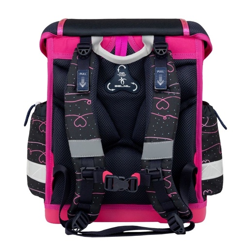 Torba školska, Belmil Classy, Dark pinky