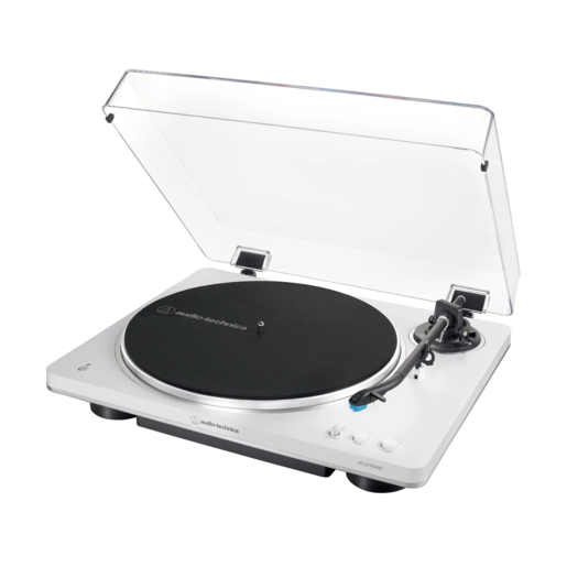 Audio Technica bežični gramofon AT-LP70XBTWS, bijeli/srebrni