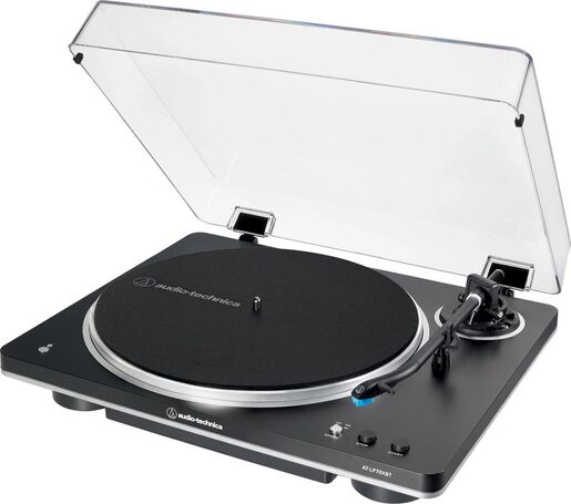 Audio Technica bežični gramofon AT-LP70XBTBS, crni/srebrni