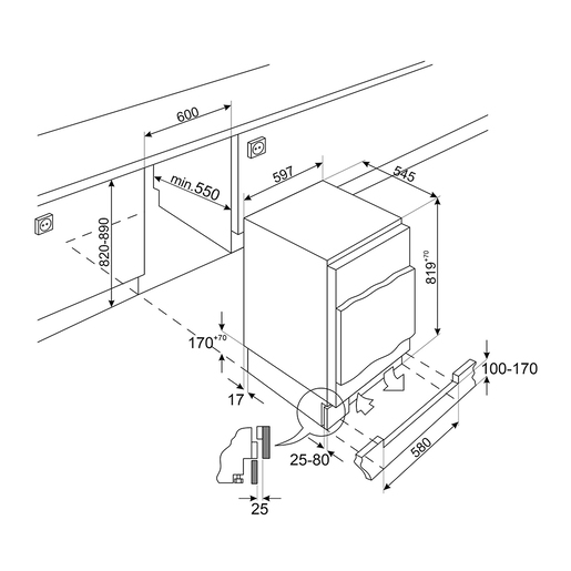 Smeg hladnjak U8L080DE