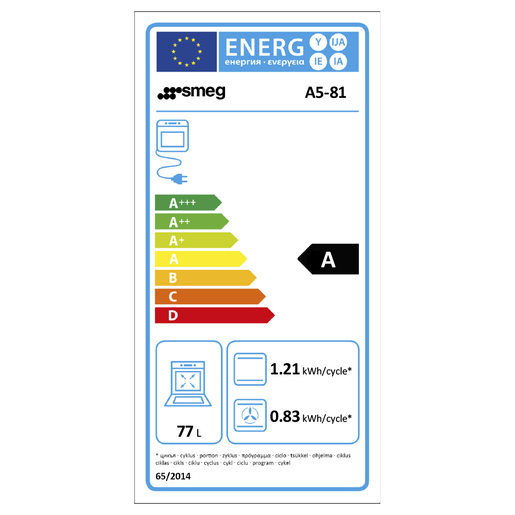 Smeg štednjak A5-81 Classica