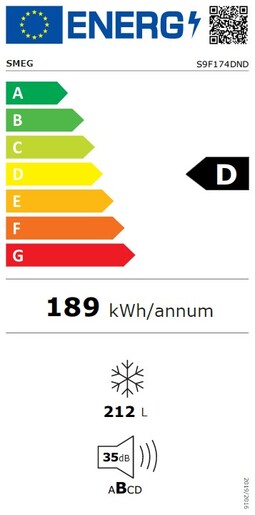 Smeg zamrzivač S9F174DND