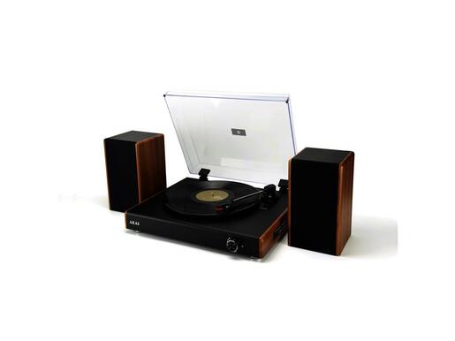 AKAI gramofon, CD, FM, BT, ugrađeni stereo zvučnici, drvo ATT-240SP
