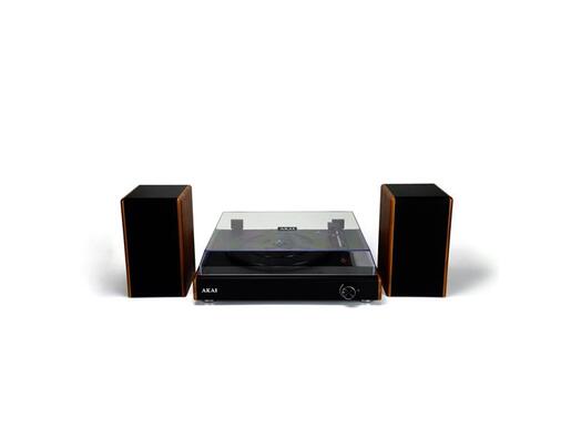 AKAI gramofon, CD, FM, BT, ugrađeni stereo zvučnici, drvo ATT-240SP