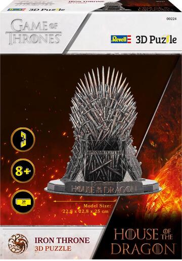 Revell 3D puzzle Iron Throne: House of the Dragon 00224