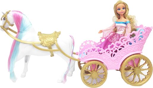 Dreameez Princess lutka s kočijom i konjem 81011