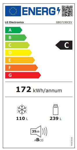 LG hladnjak GBG7190CEV