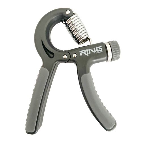 RING rekvizit za jačanje stiska šake - siva