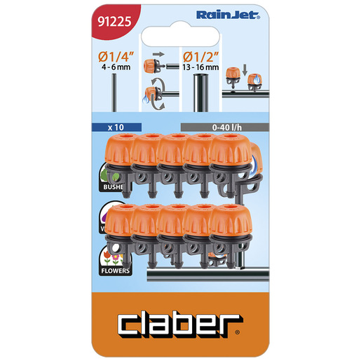 Claber regulirajuća kapaljka 0-40 l/h - 10/1 RainJet