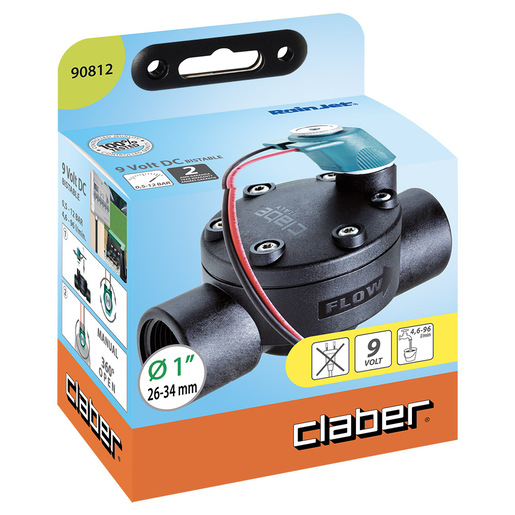Claber elektroventil ženski 1'' 9 v RainJet