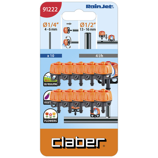 Claber samoregulirajuća kapaljka 4 l/h - 10/1 RainJet