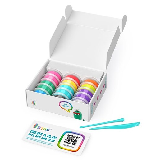 Glina KAZOO HEY CLAY Monsters 15018, 15 kutijica