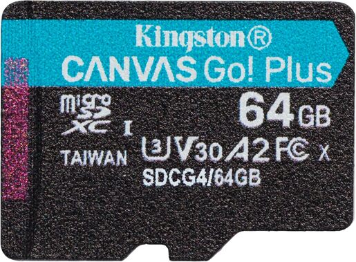 Memorijska kartica Kingston Canvas Go! Plus microSD 64GB (SDCG4/64GBSP)