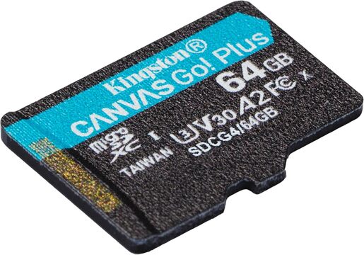 Memorijska kartica Kingston Canvas Go! Plus microSD 64GB (SDCG4/64GBSP)