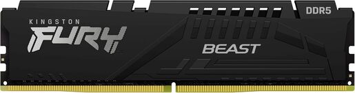 Memorija Kingston 16GB (2x8) DDR5 5600MHz, FURY Beast, U-DIMM (KF556C36BBEK2-16)