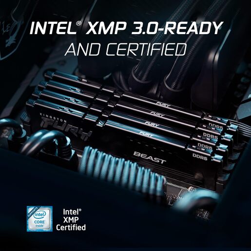 Memorija Kingston 16GB DDR5 6000MHz, FURY Beast EXPO, U-DIMM (KF560C36BBE2-16)