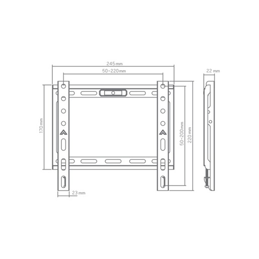 SBOX stalak za televizor Budget BL-3722F, 13-43", 200x200