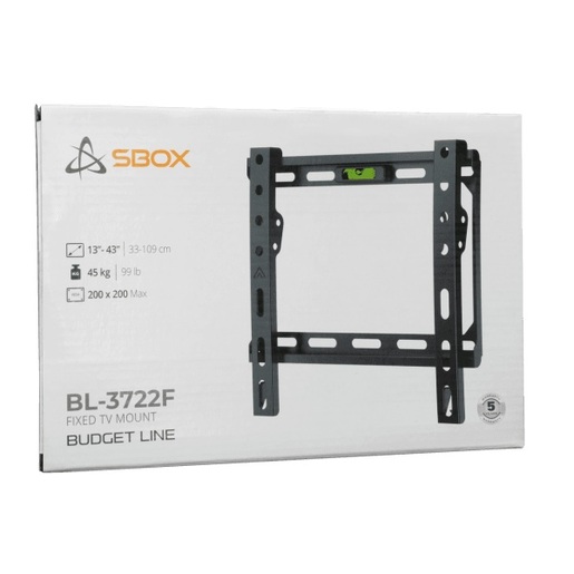 SBOX stalak za televizor Budget BL-3722F, 13-43", 200x200