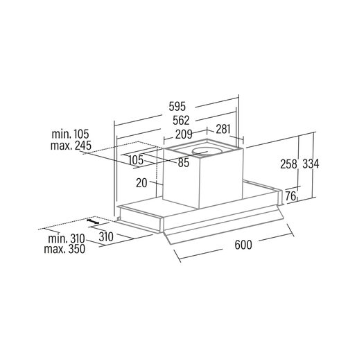 Cata napa Corona wh 60