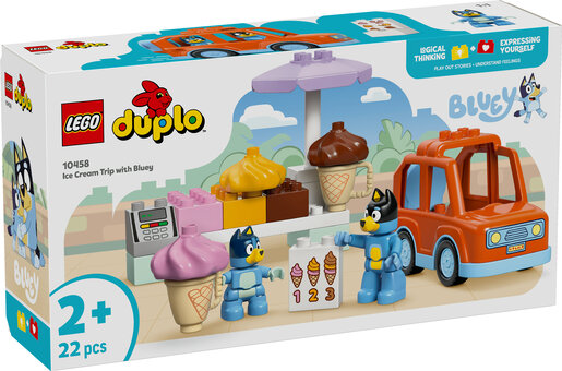 LEGO® Bluey u vožnji do sladoleda 10458