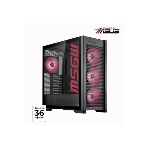 MSGW Gamer a367, AMD Ryzen 9 7900X, 32GB RAM, 2TB SSD, NVIDIA GeForce RTX 5070 Ti, FreeDOS, stolno računalo