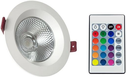 X-LIGHT Ugradbena LED RGB lampa s IR daljinskim