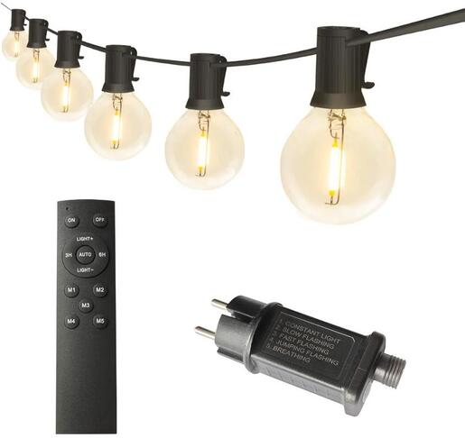 X-LIGHT Festival kabel 15m 30x G40 sijalica i daljinski