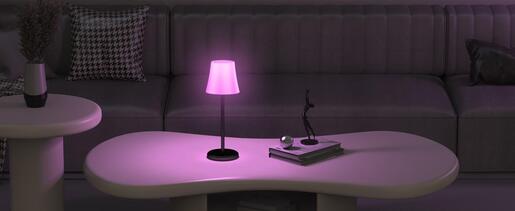 X-LIGHT Stolna dekorativna RGB+W LED lampa s punjivom baterijom