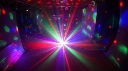 X-LIGHT LED Magic CrystalBall 6x 3W RGBWAUV efekt 20cm