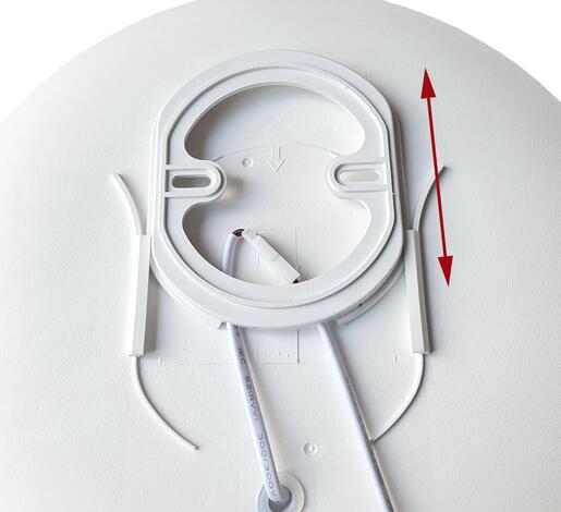 X-LIGHT Nadzidna LED plafonjera TRI-C 24W 4000K bijeli okvir