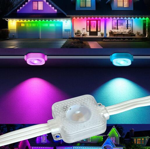 X-LIGHT Kabel 15m s 30 LED RGB+IC modula IP-67