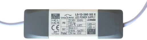 X-LIGHT Ugradbena LED lampa 12W Anti-glare topla bijela