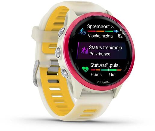 Garmin Forerunner 570 , 42 mm, Bone/Raspberry/Mango, 010-02970-02, pametni sat