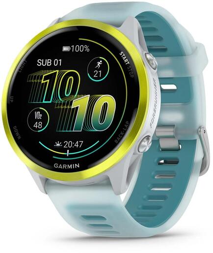 Garmin Forerunner 570 , 47 mm, Whitestone/Amp Yellow, 010-02971-01, pametni sat