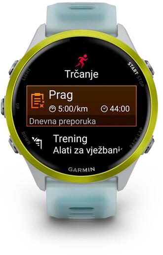 Garmin Forerunner 570 , 47 mm, Whitestone/Amp Yellow, 010-02971-01, pametni sat
