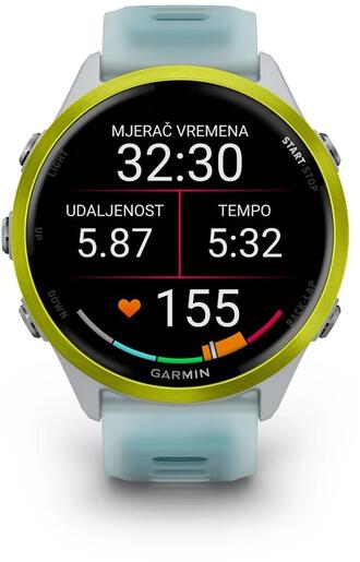 Garmin Forerunner 570 , 47 mm, Whitestone/Amp Yellow, 010-02971-01, pametni sat