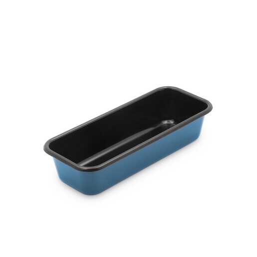 Mehrzer pekač pravokutni 32x13cm, Emaille Superiore, plava
