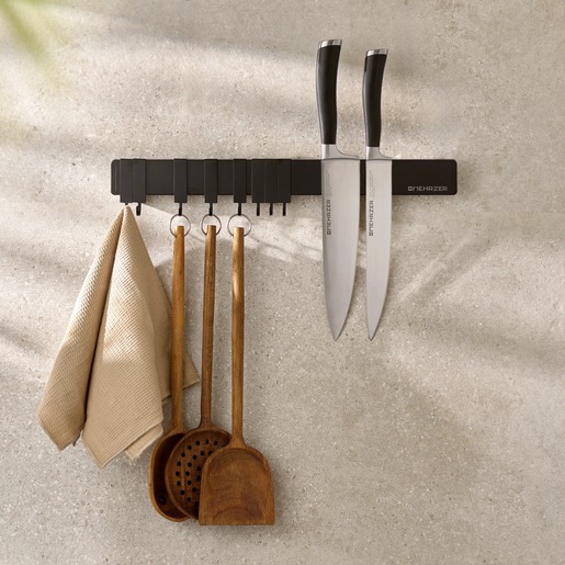 Mehrzer magnetni držač za noževe i kuhinjski pribor s 8 kuka