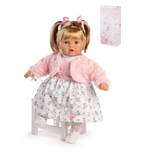 Lutka Berbesa Baby Dulzona, roza jaknica