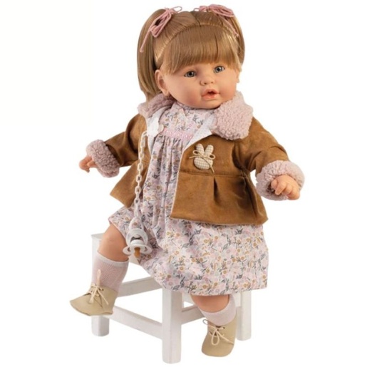 Lutka Berbesa Baby Dulzona, smeđa jaknica