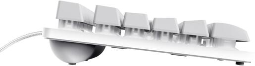 Trust GXT798W, gaming tipkovnica i miš US, bijeli